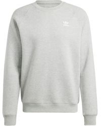 adidas - Originals Trefoil Essentials Crewneck "Medium Heather" Im4537" - Lyst