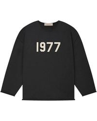 Fear Of God - 1977 Raw Edge Crewneck Sweater "Iron" 192Bt212170F" - Lyst