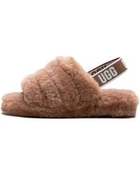 UGG - Fluff Yeah Slide "Chestnut" 1095119 Che" - Lyst
