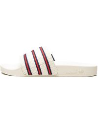 adidas - Adilette Cableknit Slides "Extra Butter" Eg1719" - Lyst