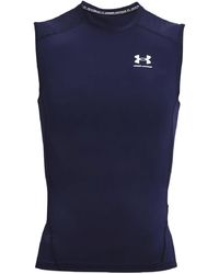 Under Armour - Heatgear Compression Sleeveless "Midnight 1361522 410" - Lyst