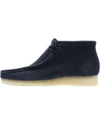 Clarks - Originals Wallabee Boots "Dark Suede" 02405 846" - Lyst