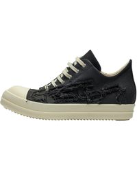 Rick Owens - Scarpe Denim Low Milk" Du01F4802-Slash-911" - Lyst