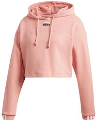 adidas - R.Y.V. Cropped Hoodie "Trace" Gd3088" - Lyst