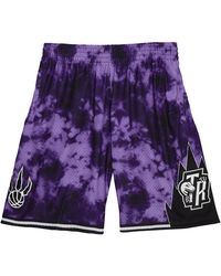 Mitchell & Ness - Galaxy Swingman Shorts "Nba Toronto Raptors 1998" Smshkm19054 Trapurp98" - Lyst