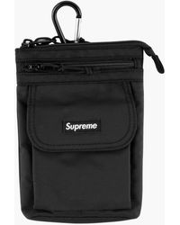 Supreme LACOSTE Small Messenger Bag Black - FW19 - US
