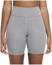 Nike - One Mid-Rise 7" Biker Shorts /Heather/ Dd0243 068" - Lyst