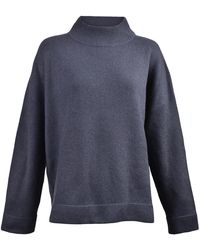 Brunello Cucinelli - Cashmere Mock Collar Sweater "Night Sky" Brun552" - Lyst