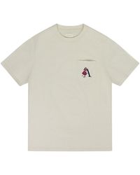 Aimé Leon Dore - Seasonal Citrus Pocket T-Shirt Birch" Fw23Ct008 Birch" - Lyst