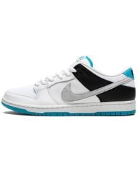 Nike Sb Dunk Low "laser Blue" Shoes - White