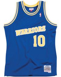 Mitchell & Ness - Nba Swingman Road Jersey Warriors 1990 Tim Hardaway "Royal" Smjycp18008 Gswroya90Tha" - Lyst