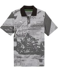 PUMA - Mapf1 Mercedes Jacquard Polo 627338 01" - Lyst