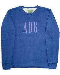 DENIM TEARS - Adg Inc. Long Sleeve Thermal Sweatshirt Dt533" - Lyst