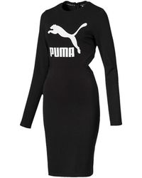 PUMA - Classics Logo Tight Dress "Cotton" 578057 01" - Lyst
