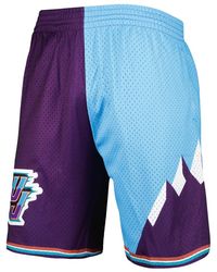 Mitchell & Ness - Split Swingman Shorts "Nba Utah Jazz 1996" Smsh4855 Uja96Ppptlpr" - Lyst