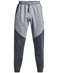 Under Armour - Dynasty Fleece Jogger Pant "Steel Heather" 1359357 035" - Lyst