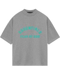 Fear Of God - Heavy Jersey Ss T-Shirt "Dark Heather Oatmeal" 125Sp242003F" - Lyst