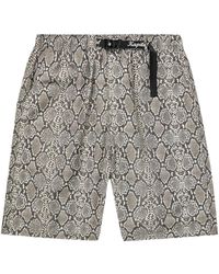 Kapital - Snake Print Taffeta Shorts Kap012" - Lyst