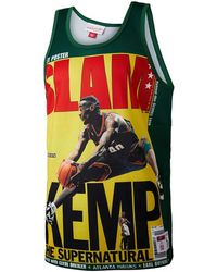 Mitchell & Ness - Slam Sublimated Tank "Supersonics Shawn Kemp" Tmtk3448 Ssuyyskedkgn" - Lyst