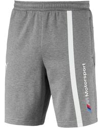 PUMA - Bmw Motorsport Sweat Shorts "Medium Heather" 577794 03" - Lyst