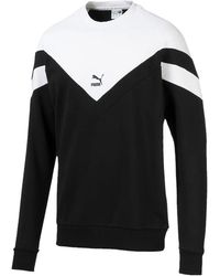 PUMA - Iconic Mcs Crewneck Sweater 595304 01" - Lyst