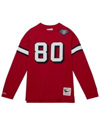 Mitchell & Ness - Nfl N&N Ls Tee 49Ers 1994 Jerry Rice "Scarlet" Tnnc3402 Sf494Jriscar" - Lyst