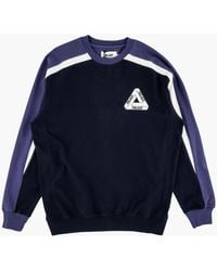 Palace Massimo Forza Crew 'ultra' in Blue for Men | Lyst