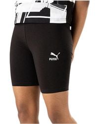 PUMA - Classic Tight 7" Shorts 531871 01" - Lyst