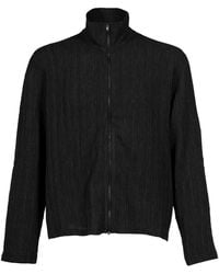 Our Legacy - Shrunken Full-Zip Sweater "Obsidian Depth" M4266So" - Lyst