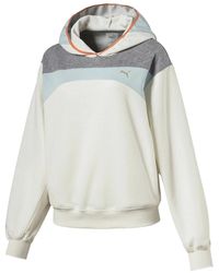PUMA - Sweet Hoodie "Whisper Medium Heather" 518106 01" - Lyst