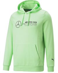 PUMA - Mapf1 Mercedes Essential Fleece Hoodie "Paradise" 537313 16" - Lyst