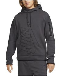 Nike - Nsw Tech Fleece Graphic Pullover Hoodie Dx0577 060" - Lyst