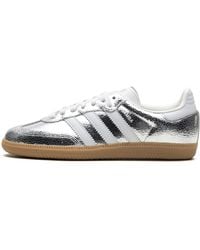 adidas - Samba Og Metallic Cracked Leather" Jr0035" - Lyst
