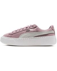 PUMA Wmns Suede Sneakerdrille Leisure Shoes in White Lyst UK