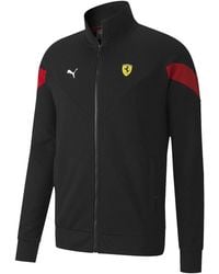 PUMA - Scuderia Ferrari Race Race Mcs Sweat Jacket 597949 02" - Lyst