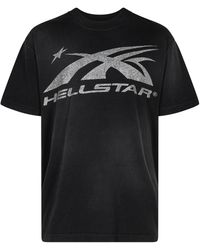 HELLSTAR - Sport Logo Gel T-Shirt Hs01Scc001 Whi" - Lyst