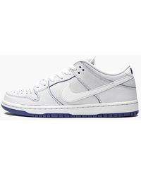 Nike Sb Dunk Low Premium "game Royal" Shoes - White