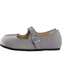 Birkenstock - Santa Clarita Nubuck Leather Sky - Lyst