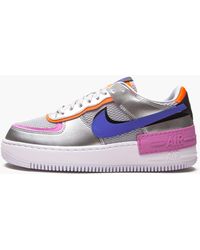 Nike - Af1 Shadow "metallic Silver" Shoes - Lyst