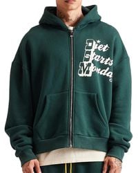 DIET STARTS MONDAY - Star Full Zip Hoodie "Pine" Dsm Hol2501 011" - Lyst