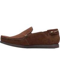 Clarks - Shacrelite Step "Dark Tan Suede" 26171803" - Lyst