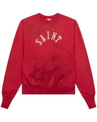 SAINT Mxxxxxx - Faith Logo Crewneck Sweatshirt Sm A22 0000 020" - Lyst
