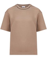 Brunello Cucinelli - Cotton Relaxed Shirt "Bianco" Brun1825" - Lyst