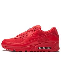 Nike - Air Max 90 "triple Red" Shoes - Lyst