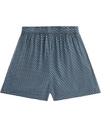 Kith - Rayne Monogram Silk Short Khw060185 336" - Lyst
