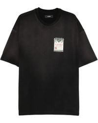 Amiri - Chateau Stamp Oversize T-Shirt Amtojr1105 001" - Lyst