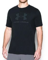Under Armour - Ko Sportstyle Logo Shortsleeve Stealth" 1289889 001" - Lyst