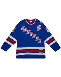 Mitchell & Ness - Mark Messier New York Rangers 1993 Jersey "Royal" Rjy75574 Nya93Mmeroya" - Lyst