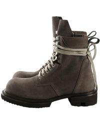 Rick Owens - Low Army Gabe Boot "Dark Dust" Ru01F2829 Lcnw 78" - Lyst