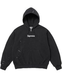 Supreme - Mm6 Maison Margiela Box Logo Zip Up Sweatshirt "Ss26 - Lyst